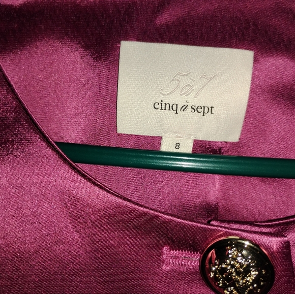 Cinq à Sept rainer high-rise straight-leg satin pants$425 - Picture 4 of 7